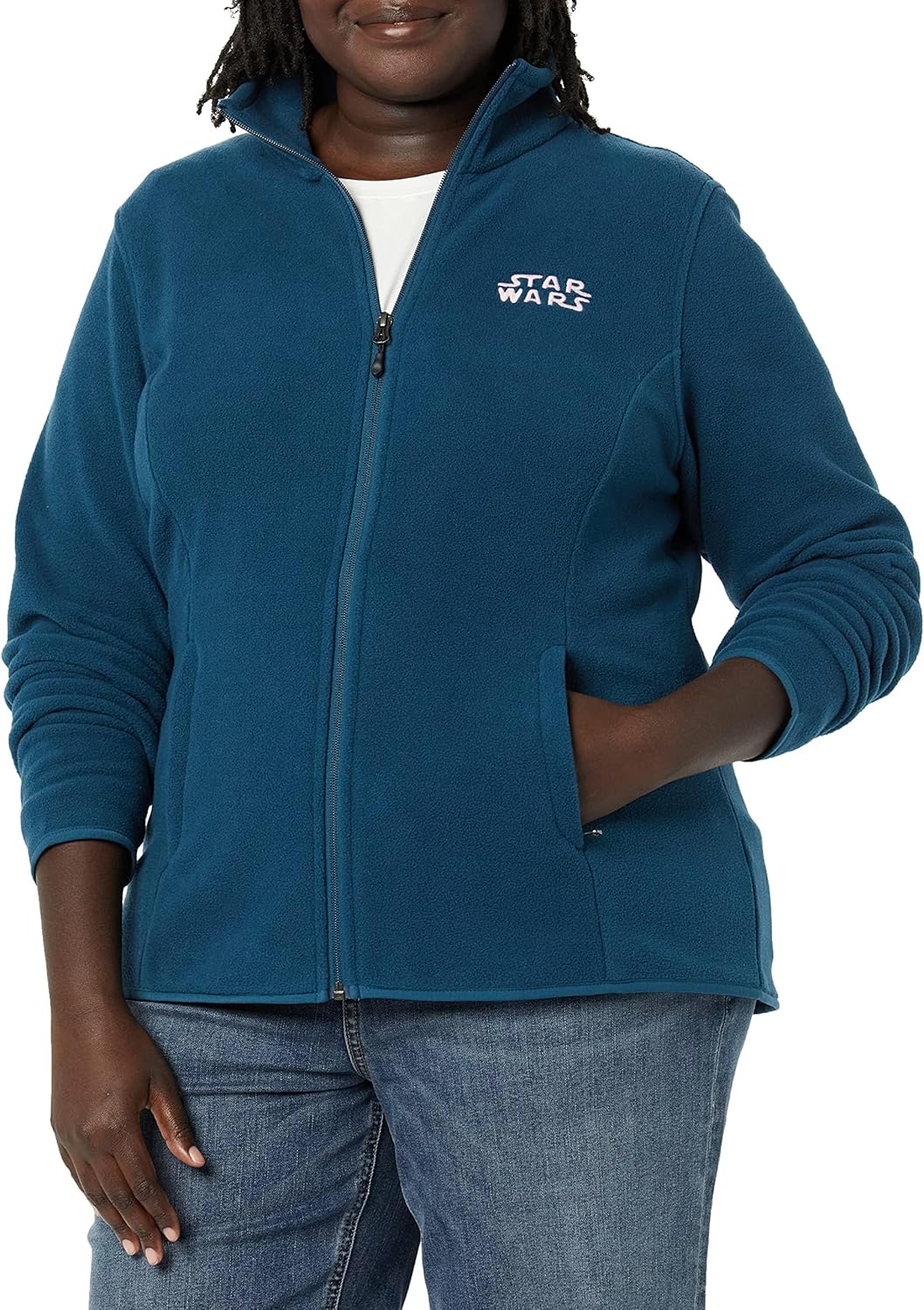 Amazon Essentials Disney | Marvel | Star Wars Women's Polar Fleece Full-Zip Mock Jackets - Image 5