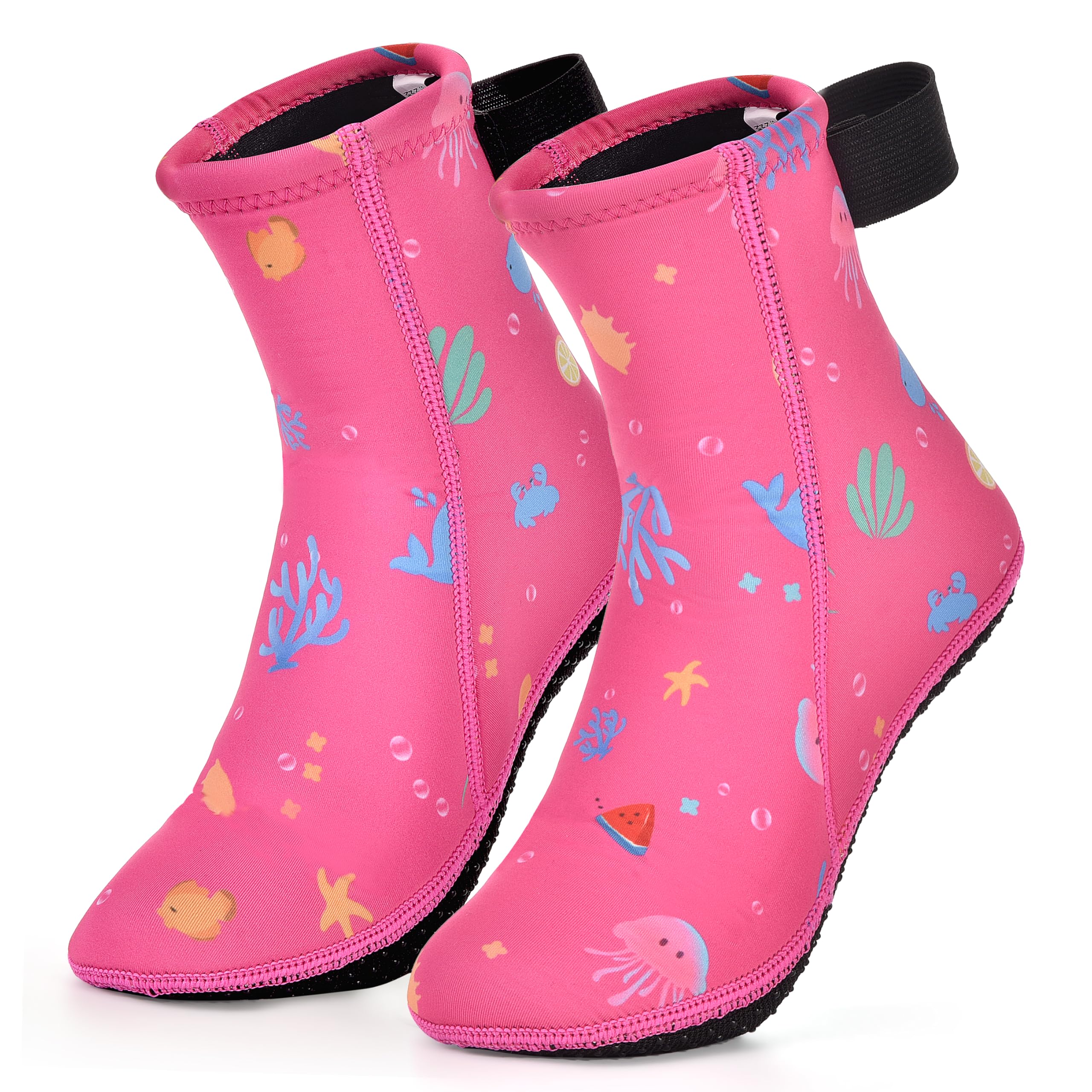 Photo 1 of Intbost Kids Neoprene Socks 3mm Wetsuit Socks for Girls Keep Warm Anti Slip Water Socks Toddlers Sand Beach Scuba Diving Snorkeling Swimming Socks Children Youth