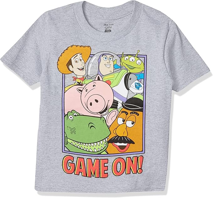 Amazon Disney Toddler Boys トイストーリー半袖tシャツ カラー グレイ Tシャツ カットソー 通販