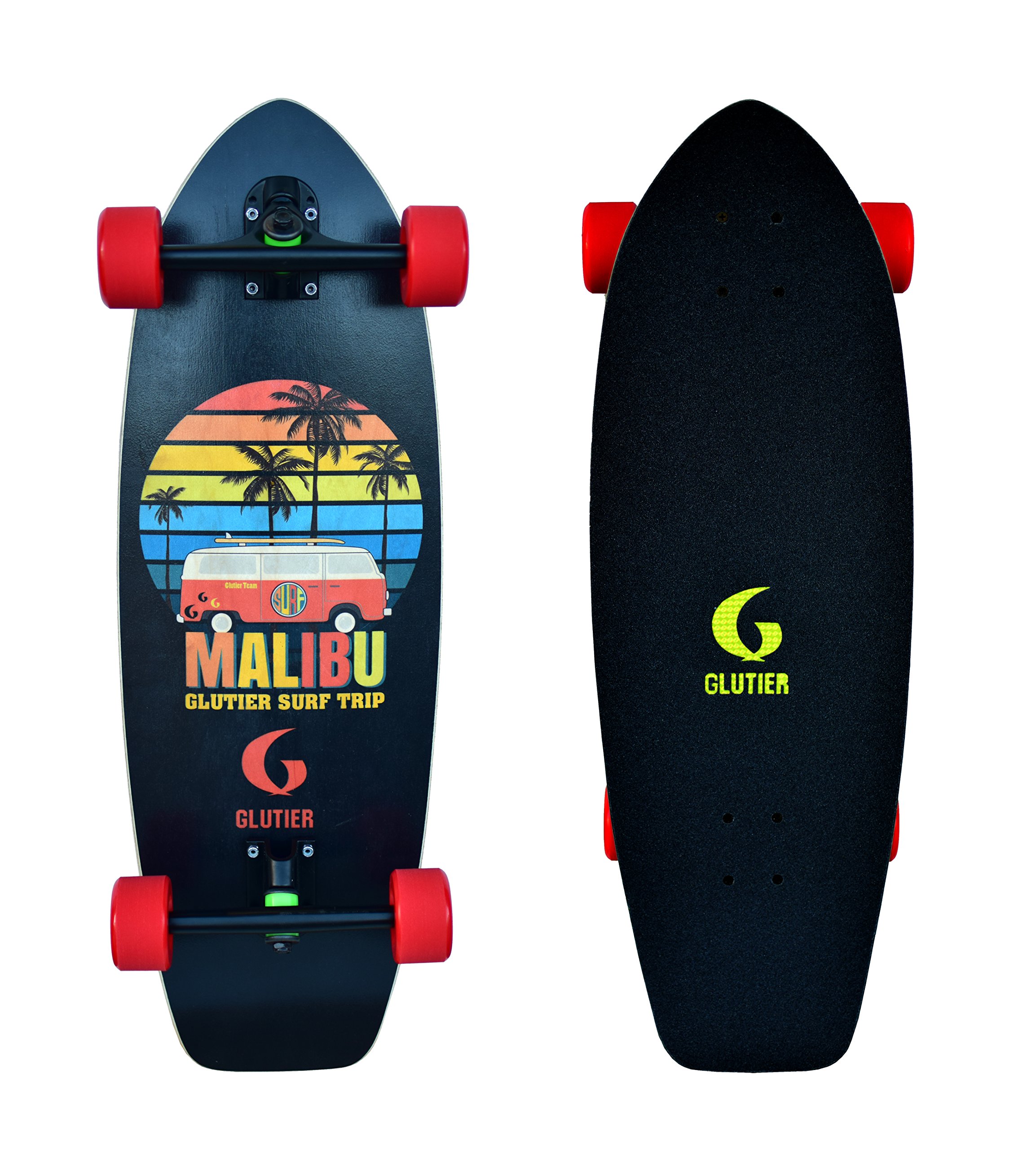Glutier Skate Cruiser. Sakari Trucks 180mm. Malibu 31