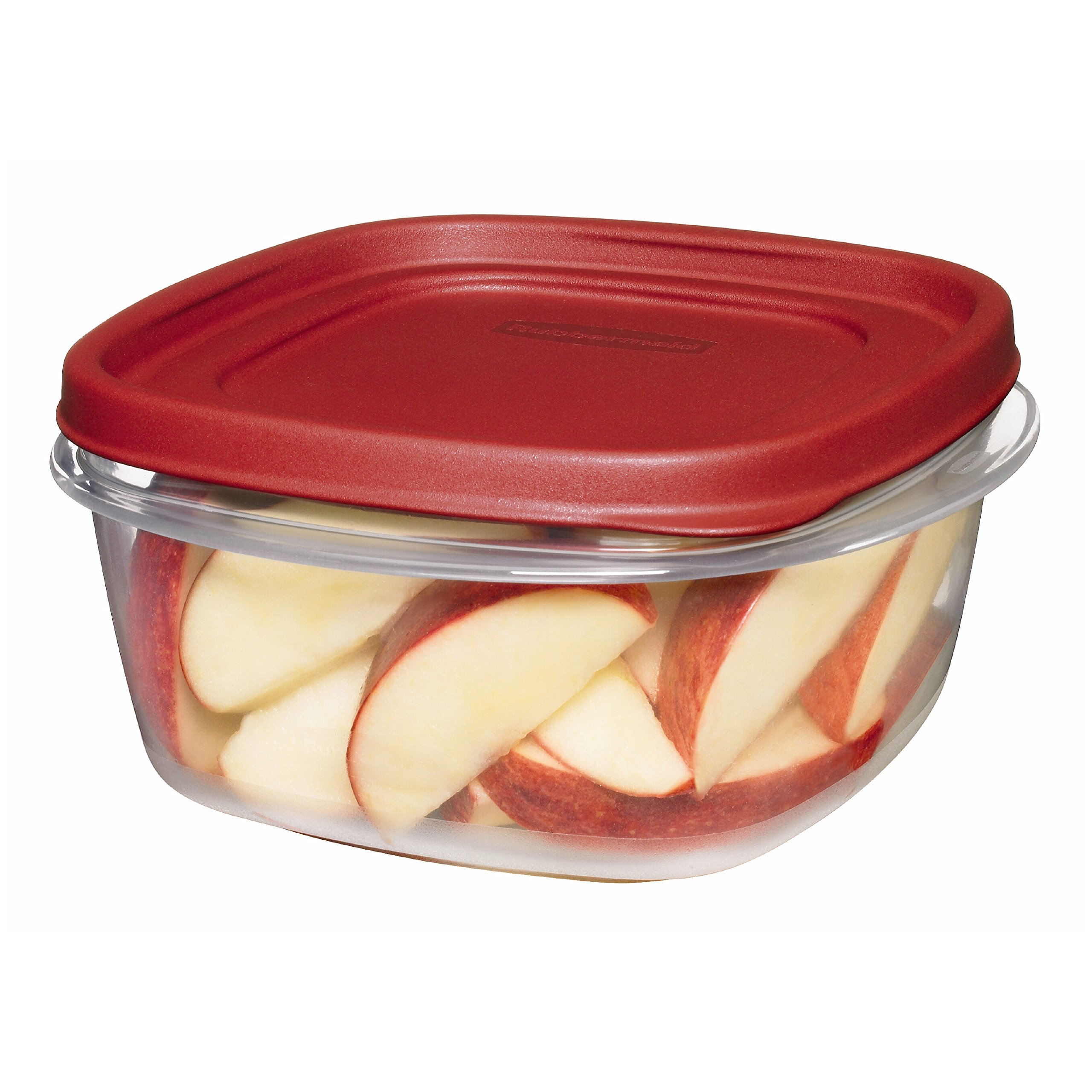 RubbermaidEasy Find Lids Food Storage Container, 5 Cup, Racer Red
