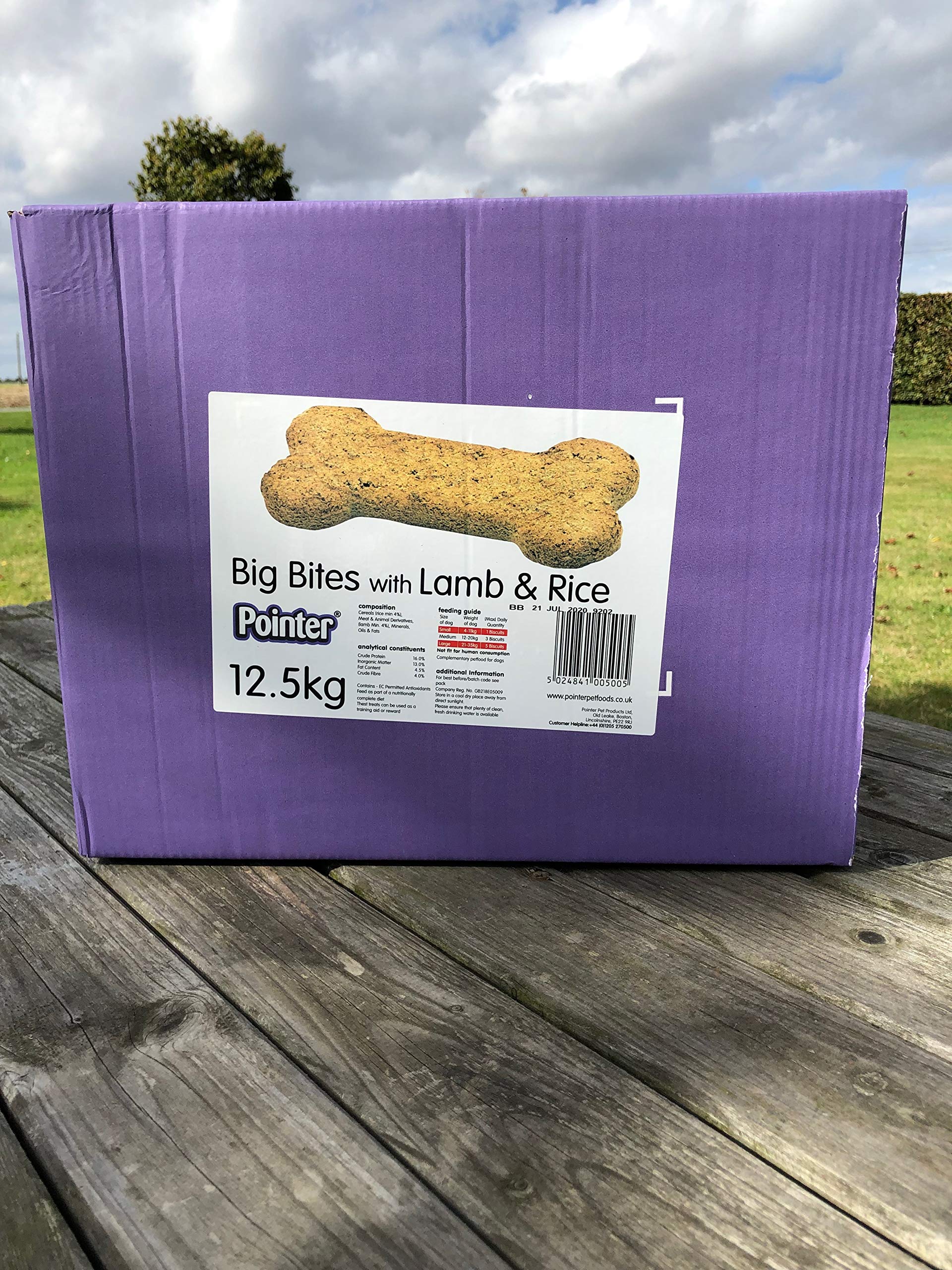 Buy Pointer Big Bite Lamb and Rice Bones Crunchy Oven Baked Dog
