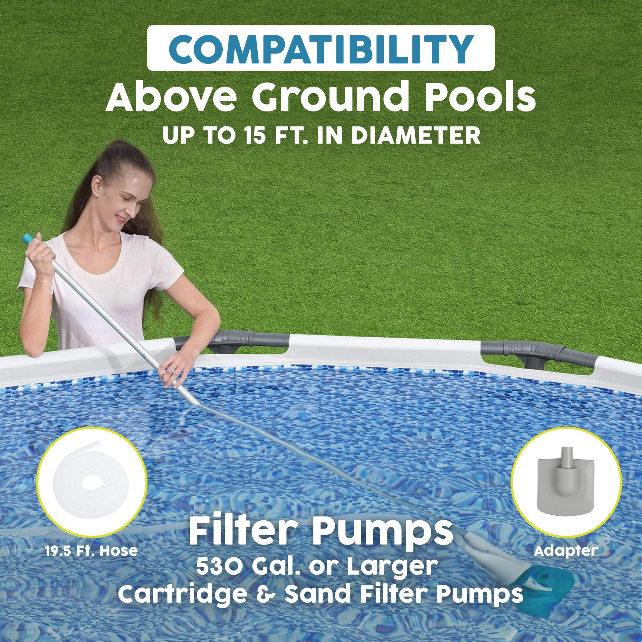 Bestway AquaPristine Aspirapolvere per piscina