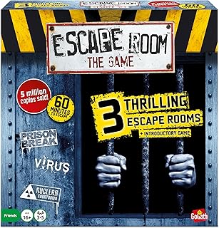 Goliath Games Presents: Escape Room - The Game | 3 Thrilling Escape Room...