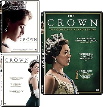 The Crown Season 1 2 3 Complete Season 1 3 Dvd Set Amazon Co Uk Dvd Blu Ray