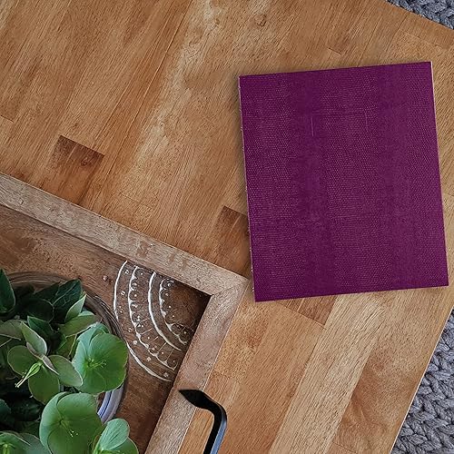 Miniatura 7 de Blueline MiracleBind - Cuaderno recargable, tapa dura tipo lagarto, 11 pulgadas x 9-116 pulgadas, 150 páginas a rayas, uva (AF11150.95)