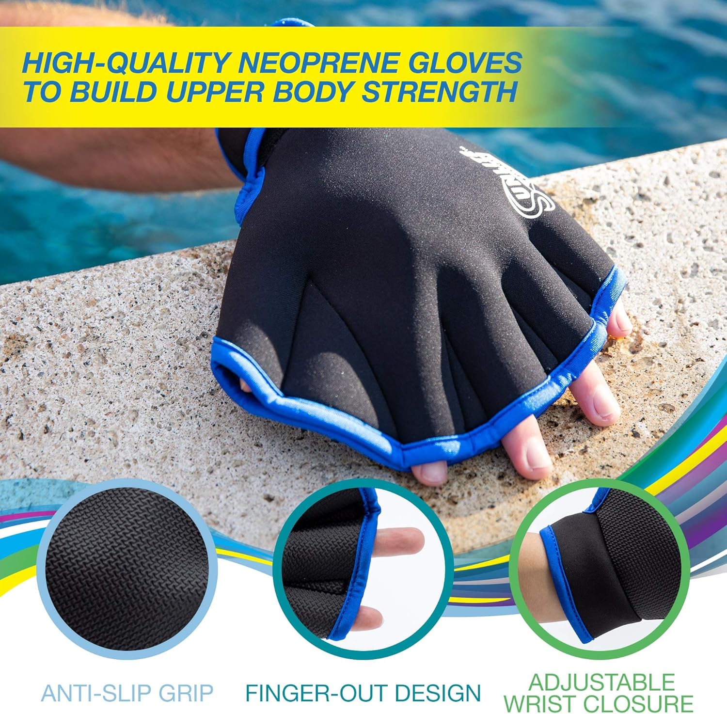 Sunlite Sports High-Density EVA-Foam Dumbbell Set, Water Weight, Soft Padded, Water Aerobics, Aqua Therapy, Pool Fitness, Water Exercise (Ultimate Aqua Fitness Set with Training Manual (6 pcs)) : Sports & Outdoors