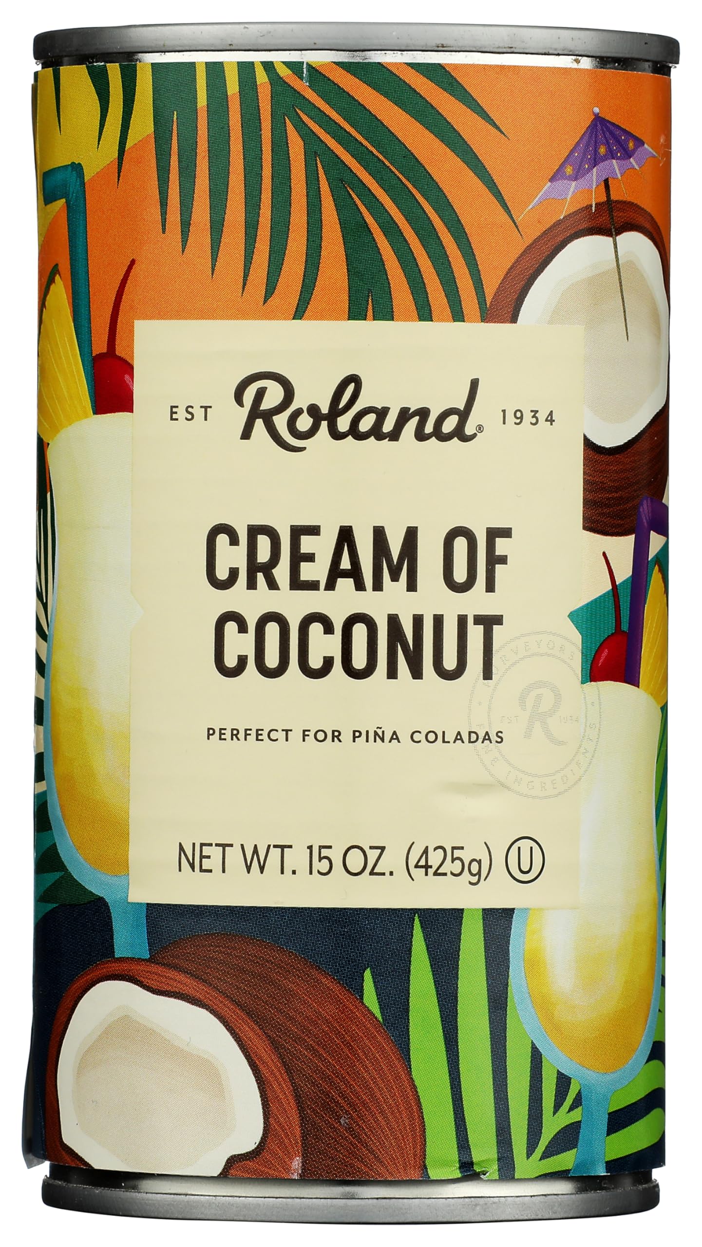 Roland Foods Cream of Coconut 15 Ounce Can Pack of 1