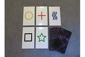 1PK E02C Low Cost Zener Style UNMARKED ESP Testing Cards - not a Magic Trick