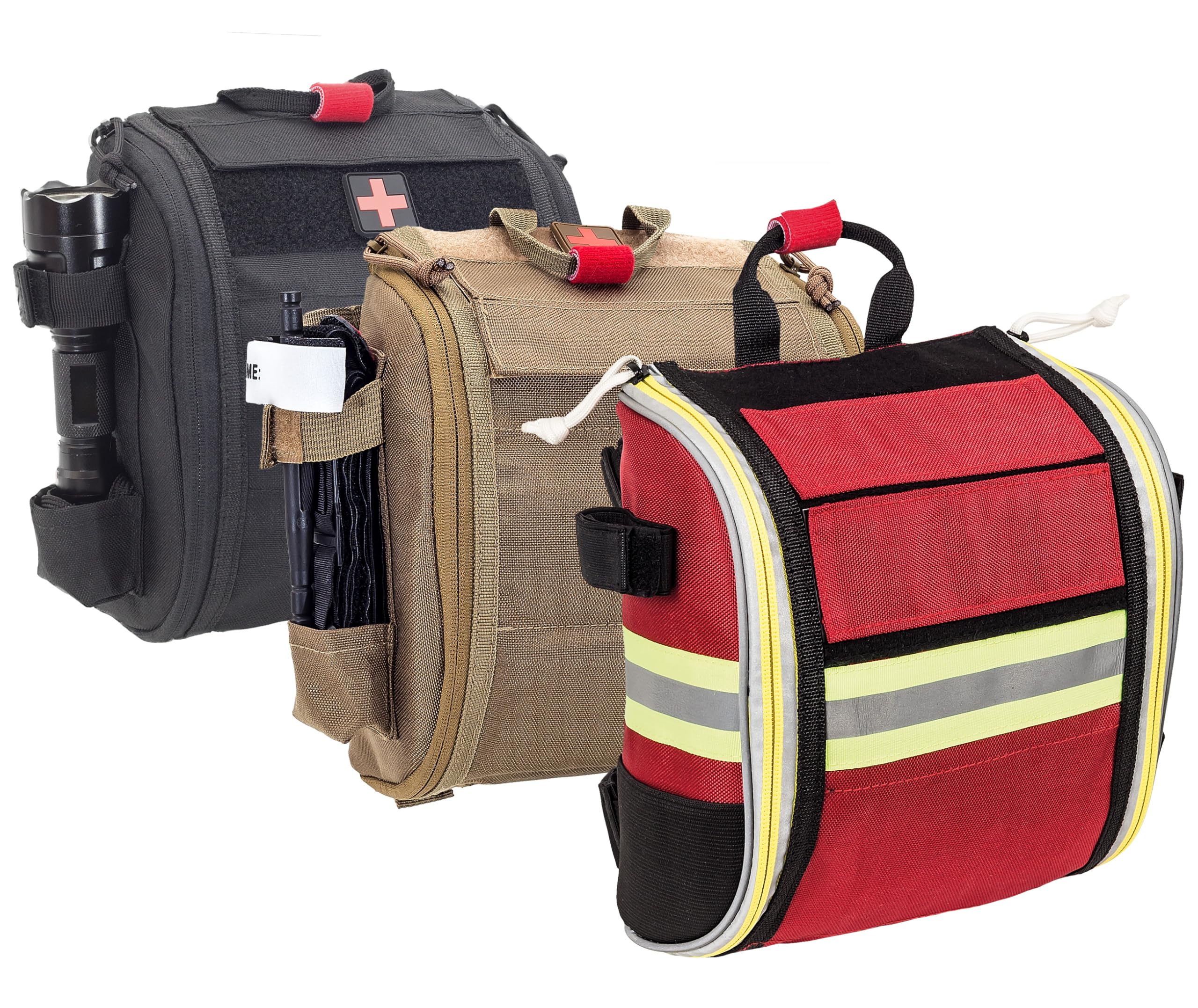 Elite Bags, Quickaid'S Botiquín Paramédico Pernera Molle, Poliamida Marrón Coyote