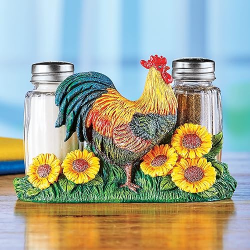 Miniatura 2 de Collections Etc Salero y pimentero Rooster Country Charm