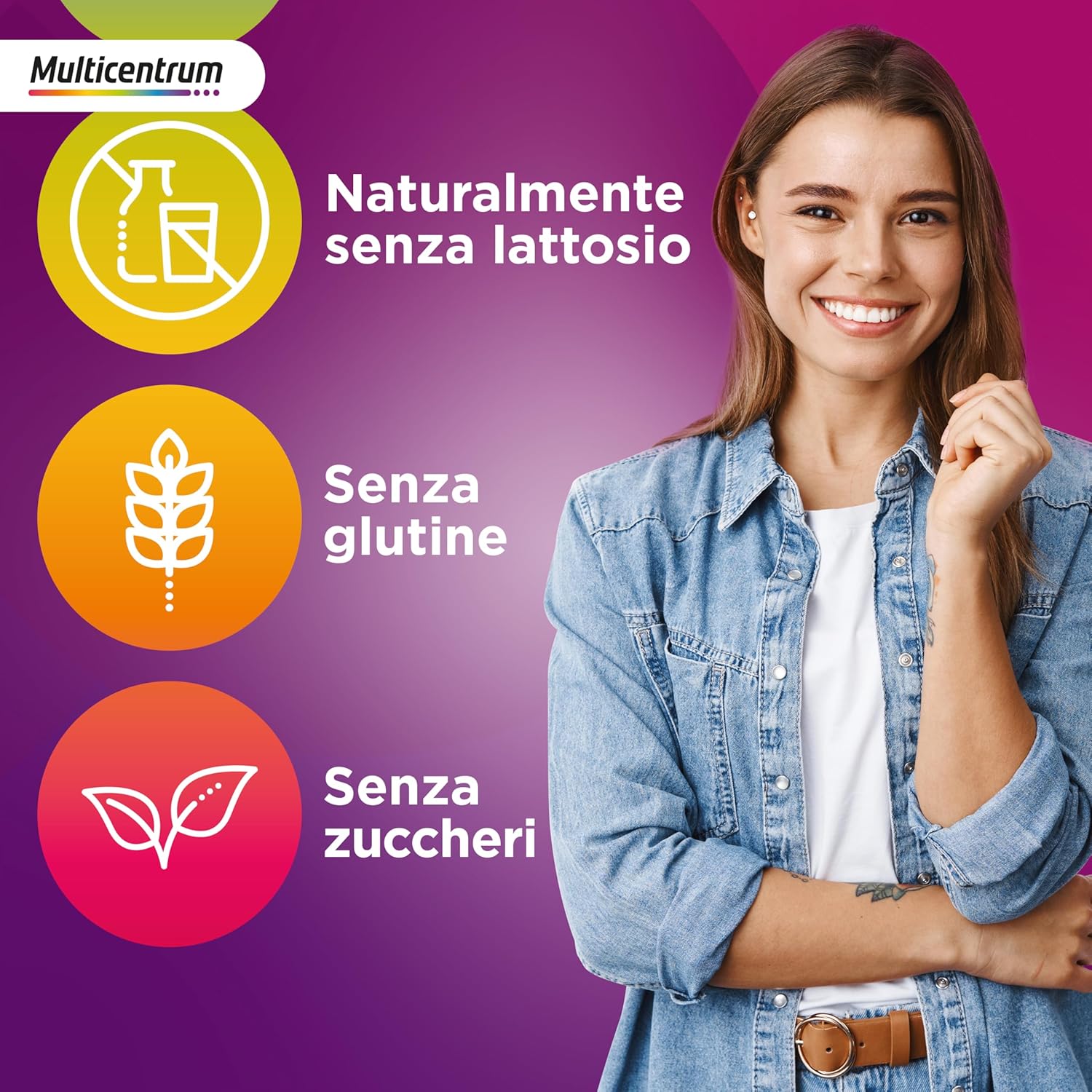 Integratore multivitaminico Donna 50+ per invecchiamento sano