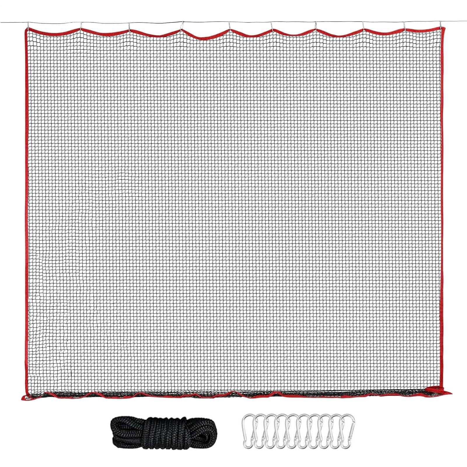 Baseball-Trainingsnetz – 10 x 10 Fuß großes Sportschlagnetz, langlebiges Ballfangnetz, einfacher Aufbau im Garten | Ideal für Baseball, Softball, Golf, Fußball, Schlagtraining, Jugendtraining, Heimspo