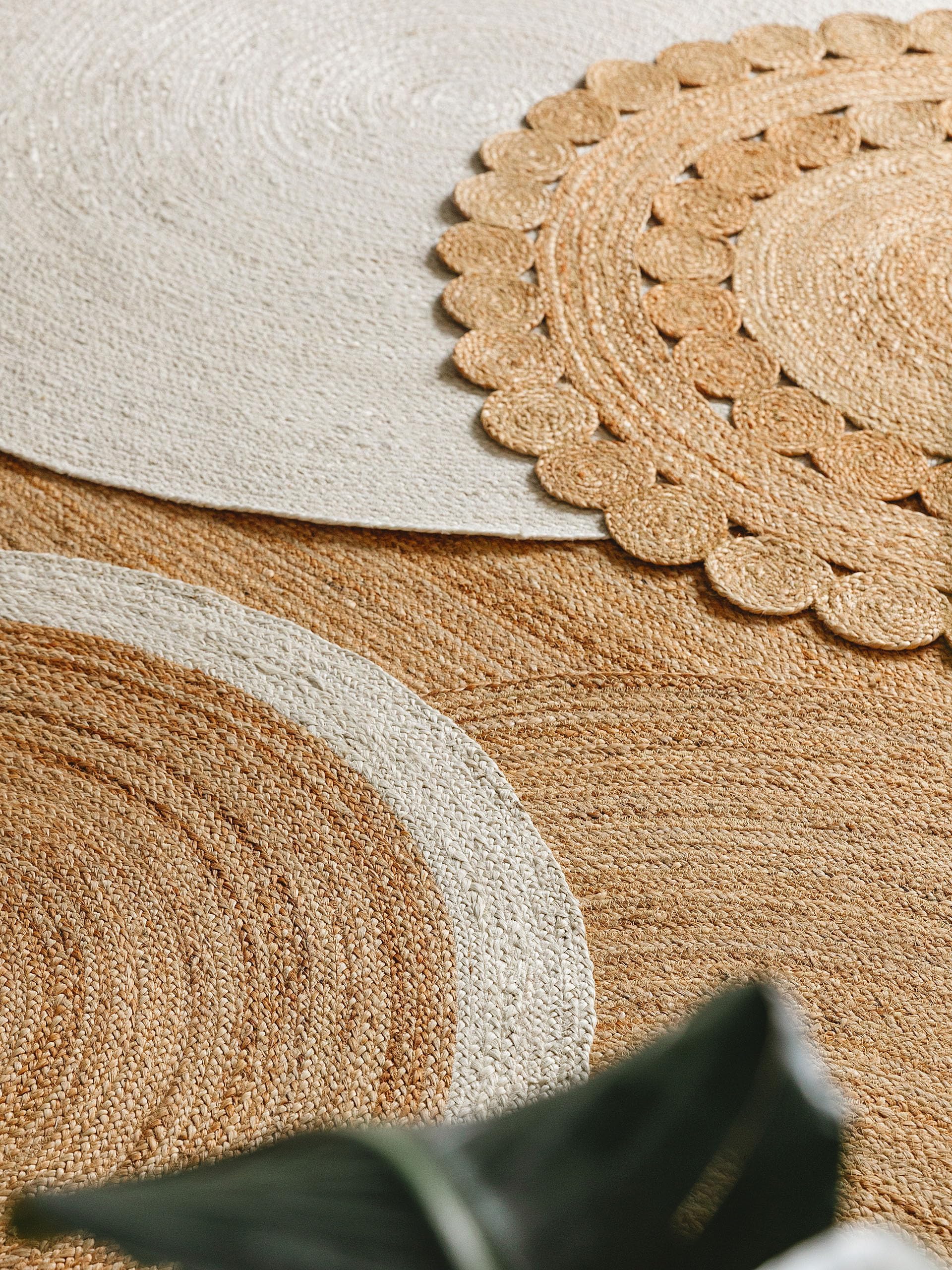 benuta Pure Alfombra Yute Jutta - Natural 70x200 cm - Tejido a Mano para Dormitorio, Sala de Estar y Salon - Diseño Boho - Apta para Suelos radiantes
