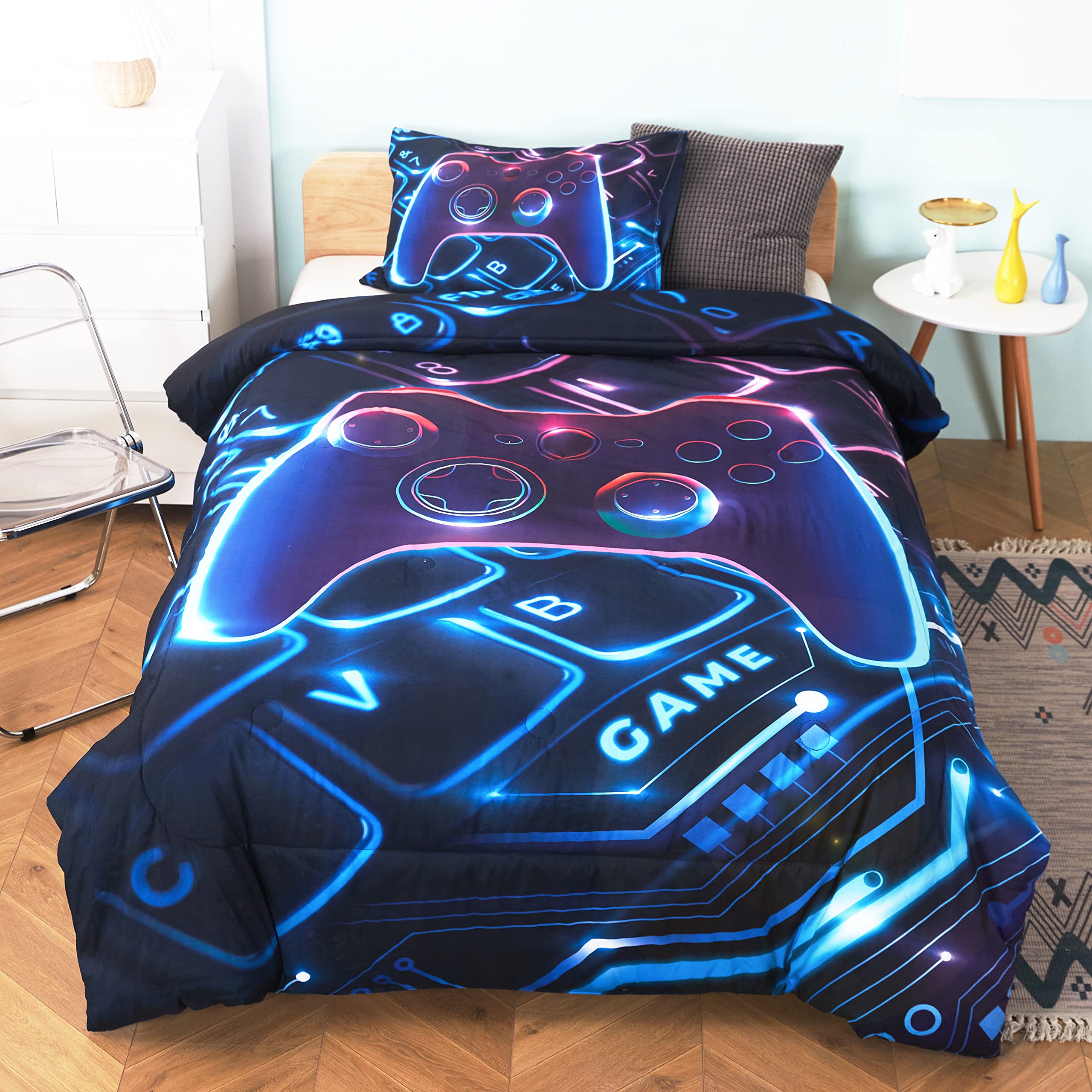 Game Twin Bedding Sets For Girls Boys Comfortable And Soft