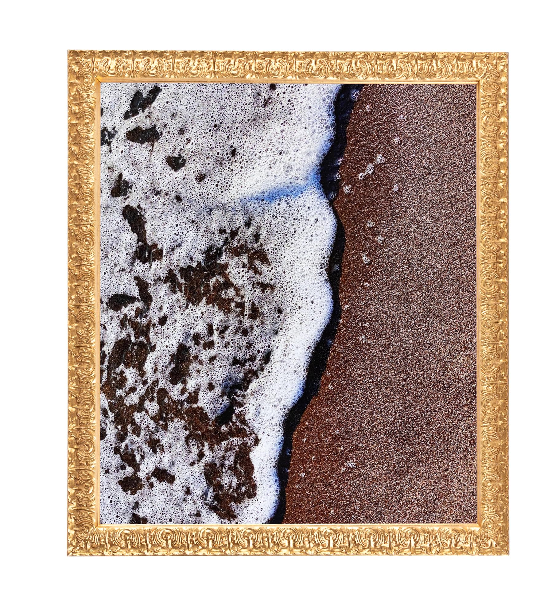 ArtToFrames 9x12 Inch Gold Picture Frame, This 1.00 Inch Custom Wood Poster Frame is 1