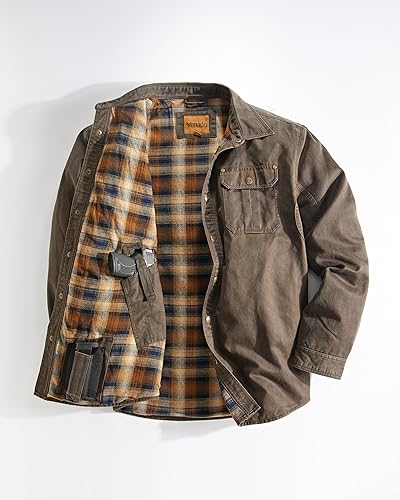 Miniatura 2 de Venado Cotton Suede Concealed Carry Shirt Jacket