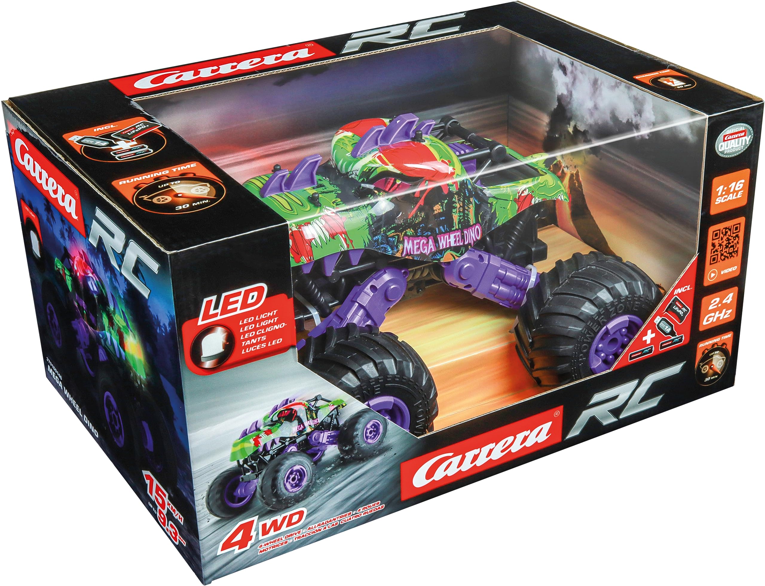Carrera - 370160146-2.4GHz Dino Auto