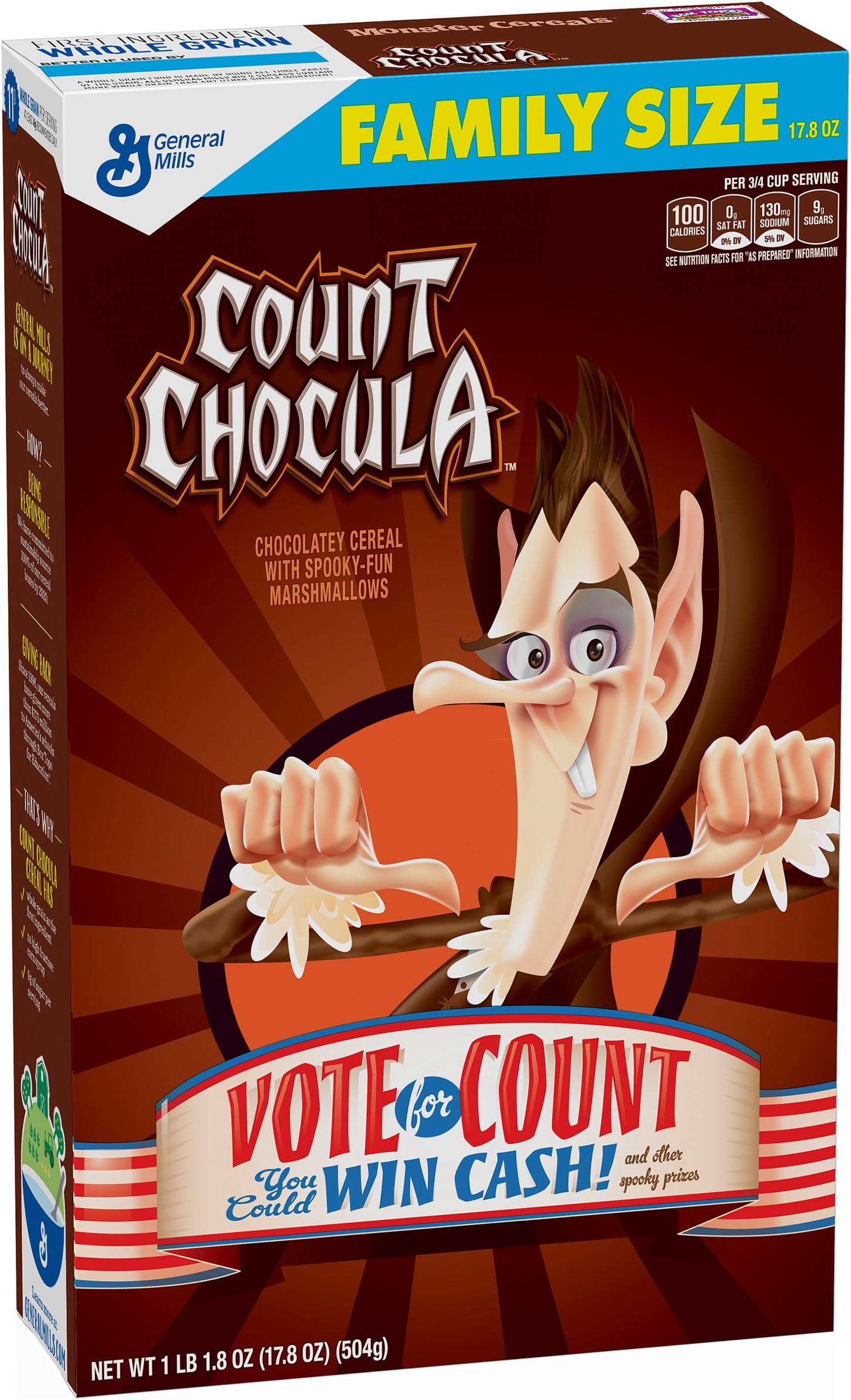 Count Chocula Cereal, 17.8 oz (504g)