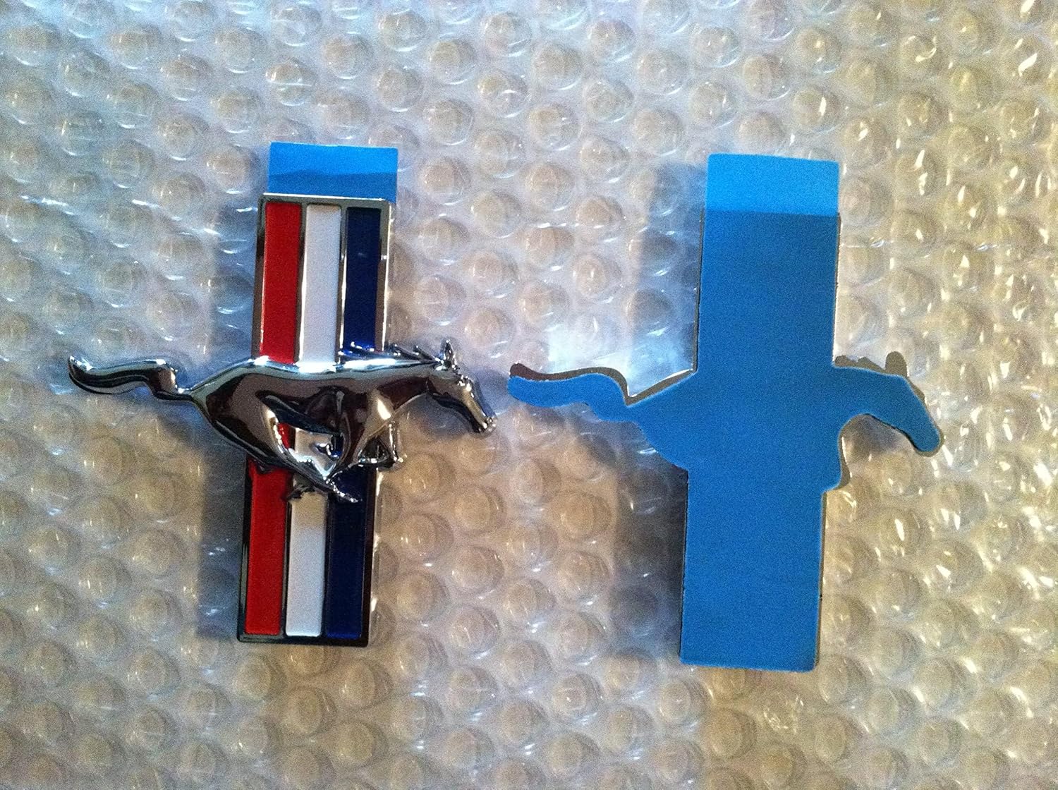 Mustang Emblems OEM Left/Right Side Fits All Ford Mustang Models Universal 2PC Set