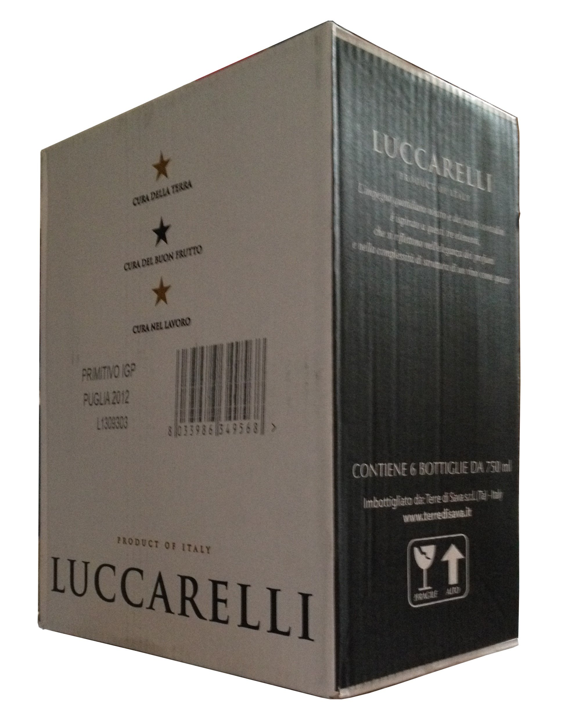 Primitivo LUCCARELLI Puglia (6 X 0,75 L) - trockener Rotwein