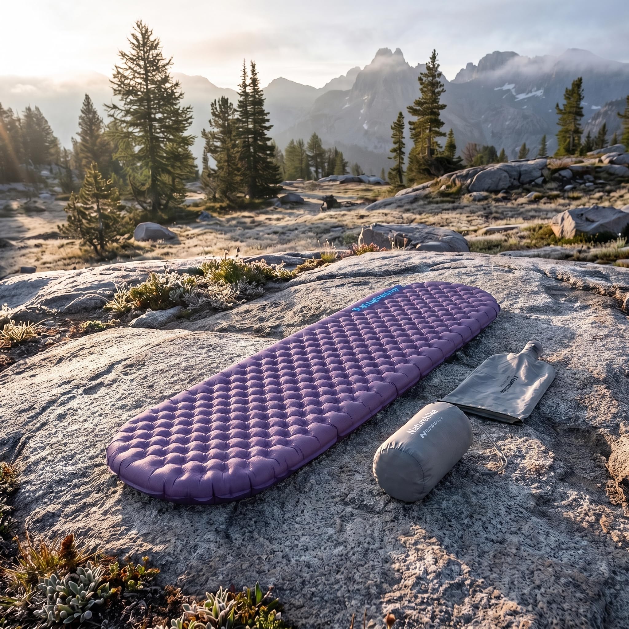 Naturehike Matelas isolant de camping sans PFAS, ultra léger, valeur R 5,8