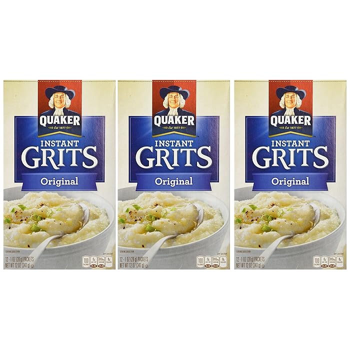 Buy Quaker, Instant Grits, Original, 12 Count, 12oz Box (Pack of 3