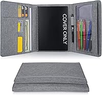 Vista 1 de Funda de folio compatible con Rocketbook Fusion, Everlast, Wave, organizador múltiple con bucle para bolígrafo, bolsillo con cremallera, soporte