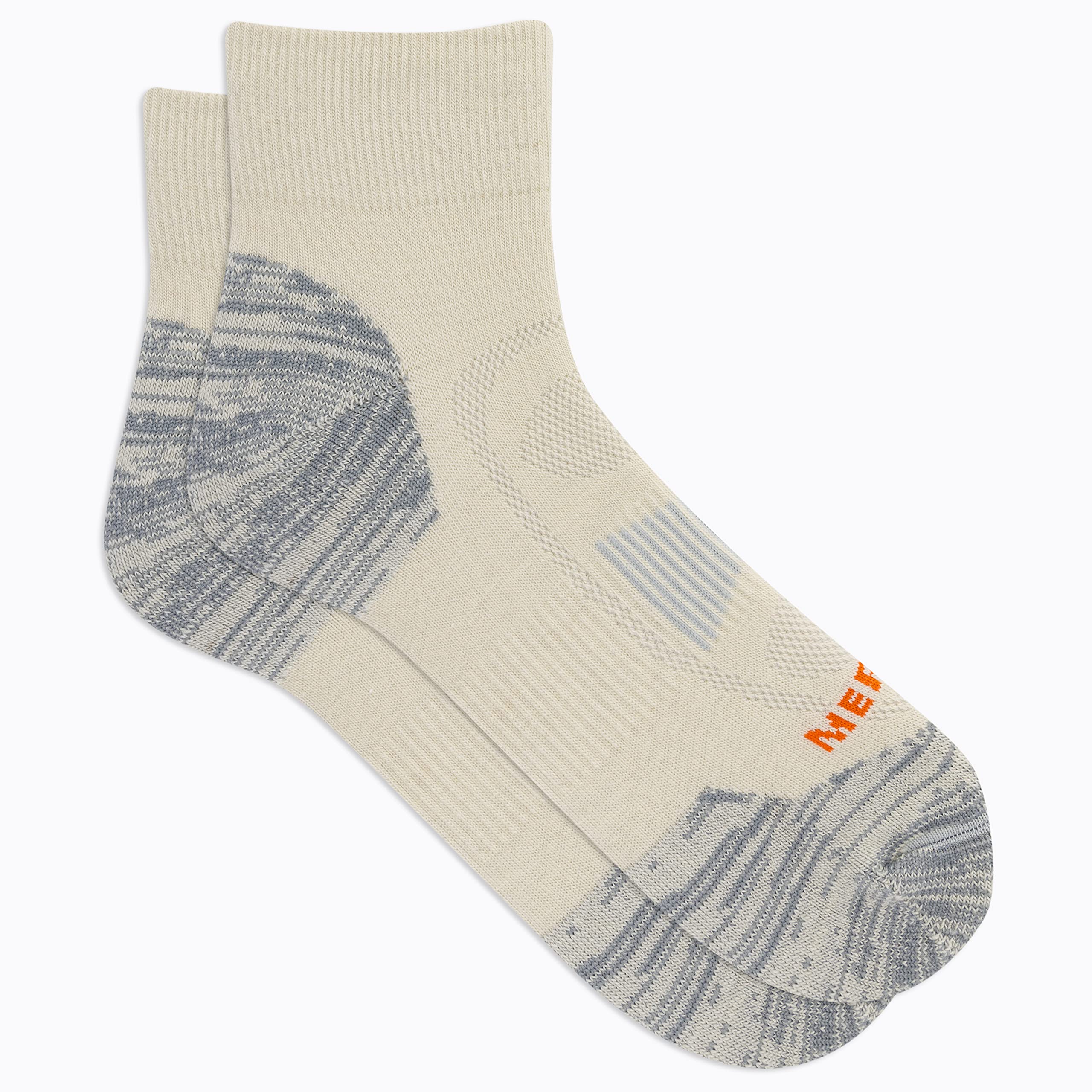 Merrell Calcetines Acolchados de Lana Para Hombre Y Mujer, 1 Par, Soporte de Arco Transpirable Calcetines de lana merino para senderismo Unisex adulto