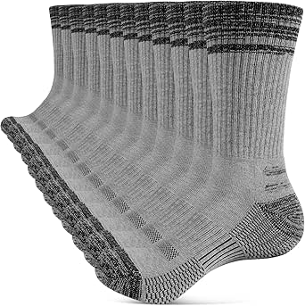 Socken Herren 43-46 39-42 Wandersocken Crew Sportsocken Gepolstert Trekkingsocken Baumwolle