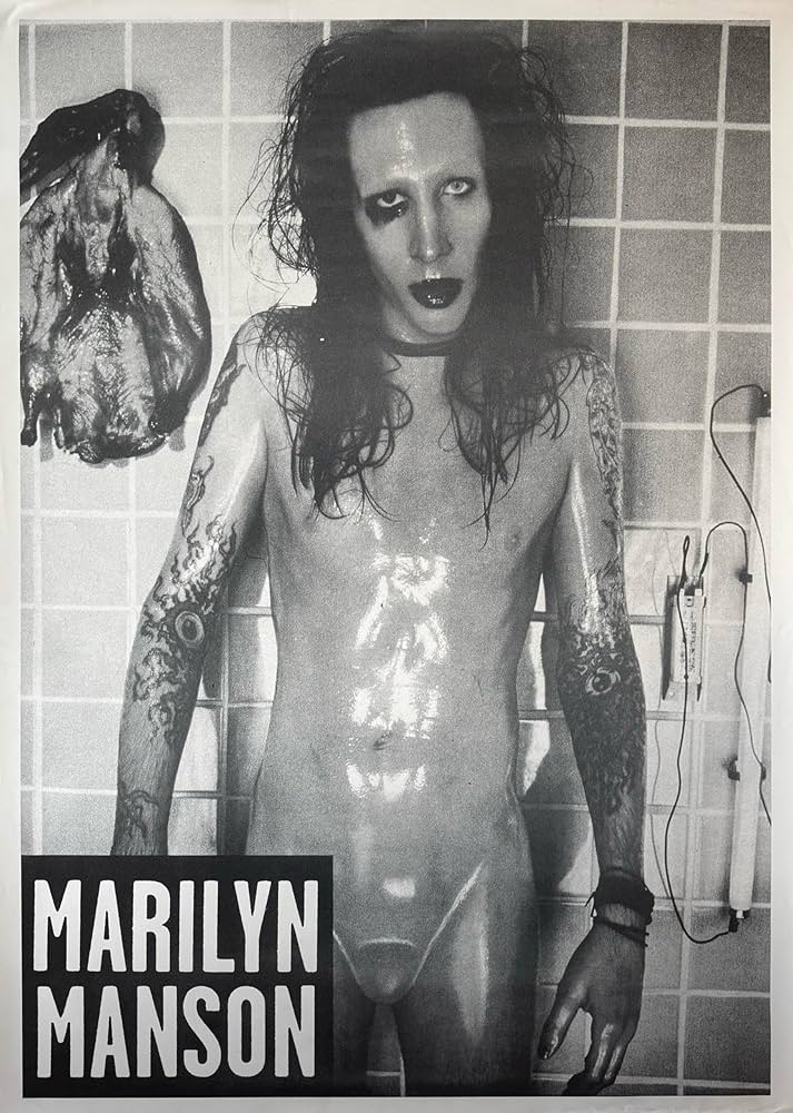 MARILYN MANSON ポスター Vintage Marilyn Manson subway poster 39 x 60 | eBay