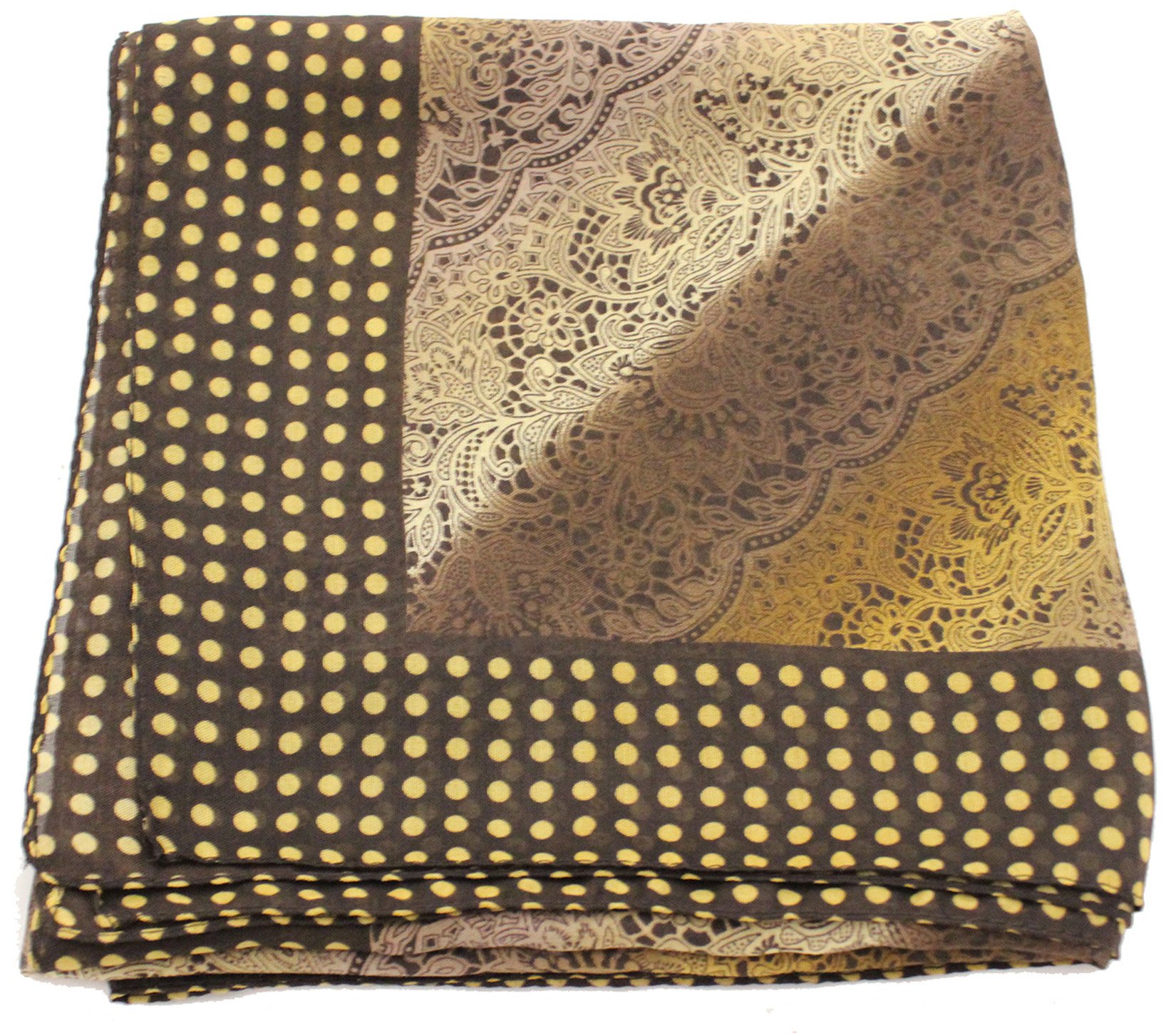 Deresina Quadratisches Kopftuch - Weiches Chemo-Kopftuch 90x90cm