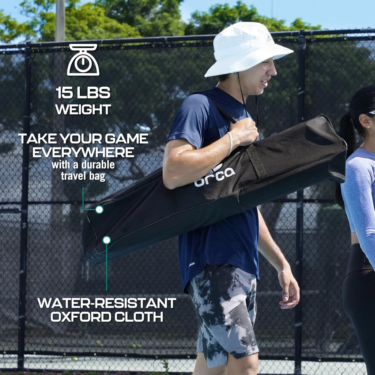Orca Pickleball Nets Multiple Styles, Full Court and Half Court Sets, Perfect for Indoor and Outdoor Pickleball Games