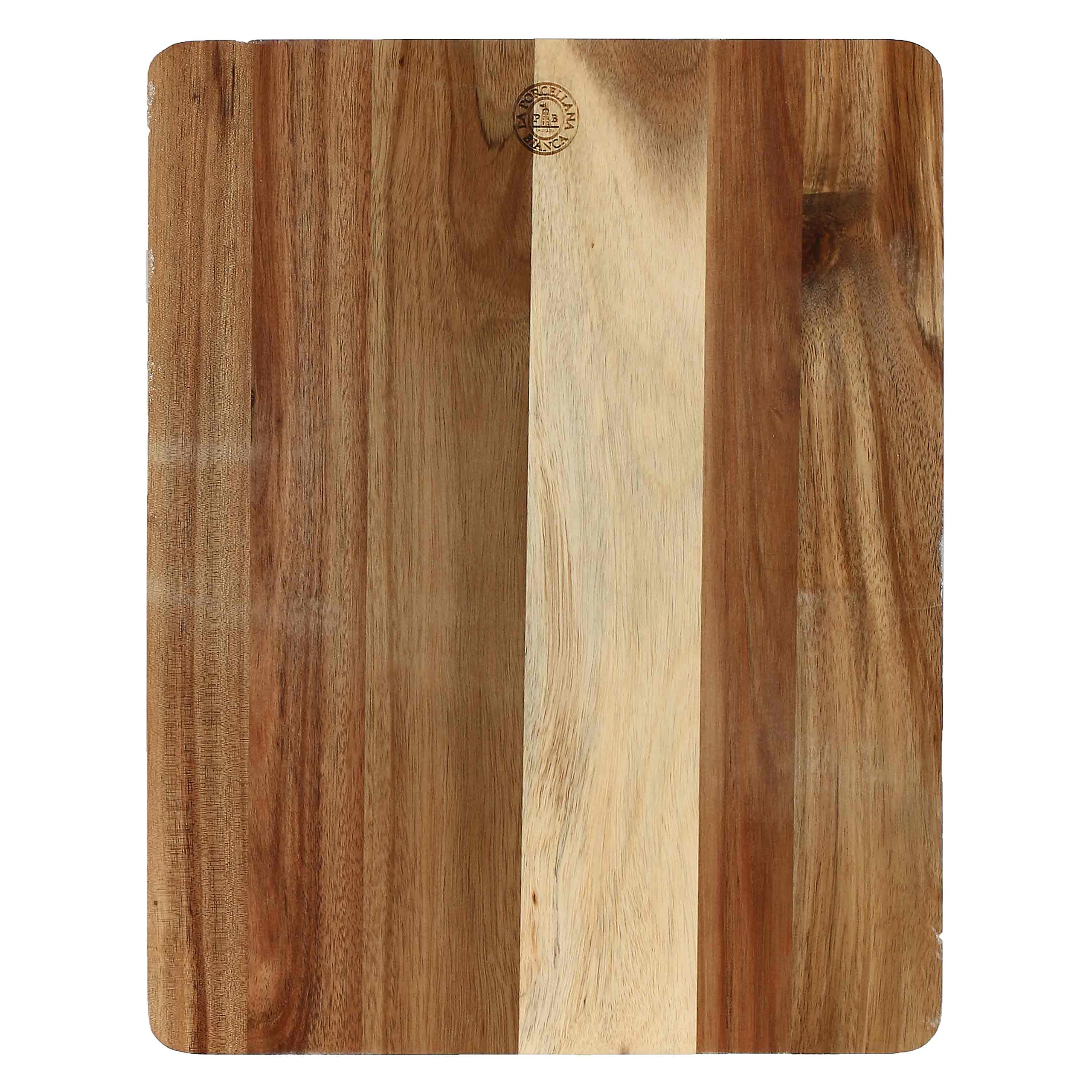 THUN La Porcellana Bianca - Planche à découper Bois 35,6 x 28 x 3 cm Libeccio