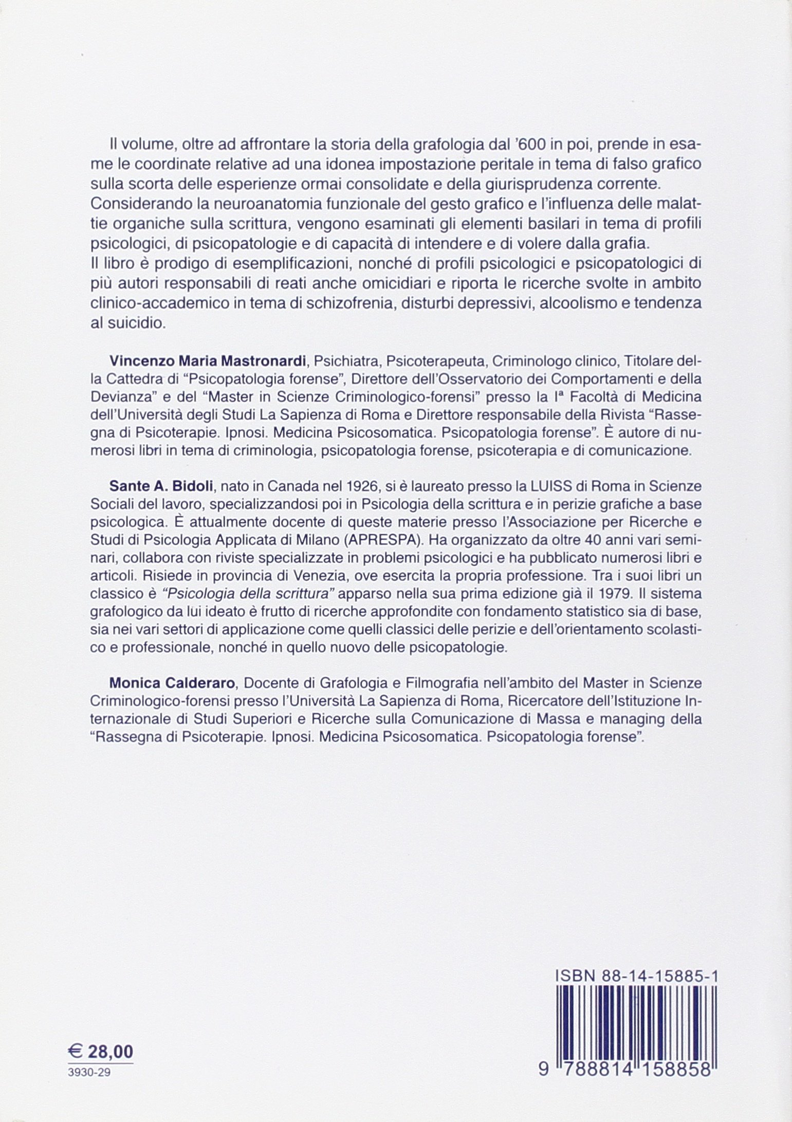 Grafologia Giudiziaria Psicopatologia