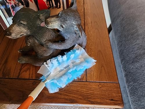 Miniatura 6 de Mango flexible con almohadilla desechable para plumero, compatible con recambios de plumero Swiffer.