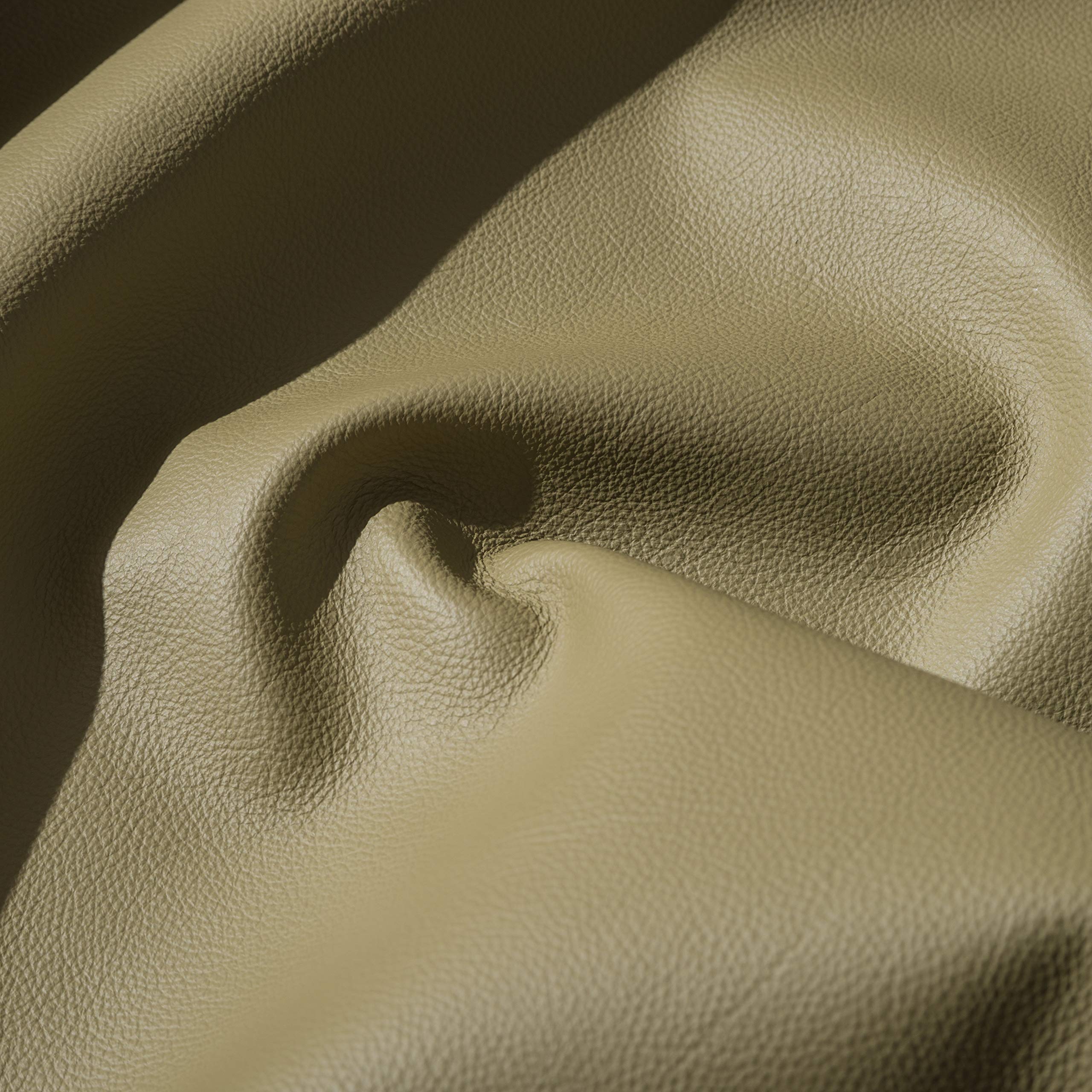 Découpe Cuir Véritable Sable Martelé 60x60 Cm - Épaisseur 1,2-1,4mm - Cuir Italien