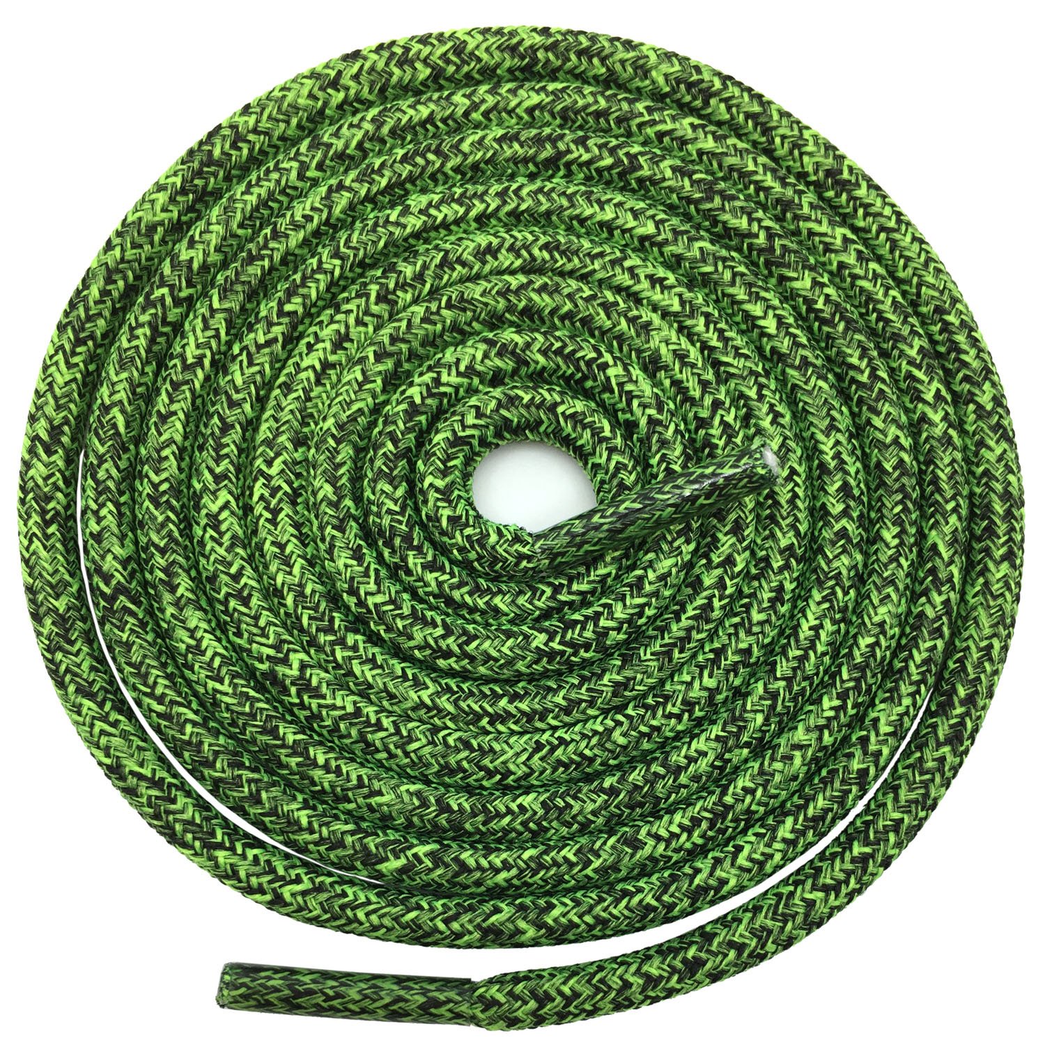Photo 1 of DELELE Candy Thick Round Athletic Shoe Laces Running Sneaker Shoelaces Grass Green 2 Pair 47.24"