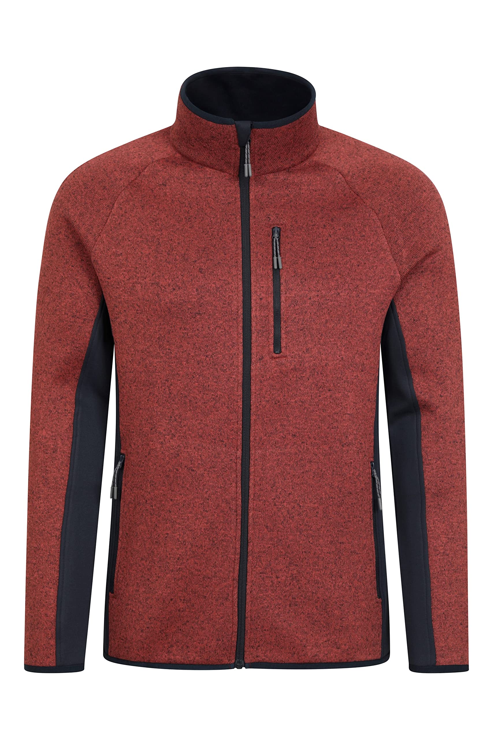 Mountain WarehouseTreston Mens Full-Zip Fleece Jacket Dark Red X-Small