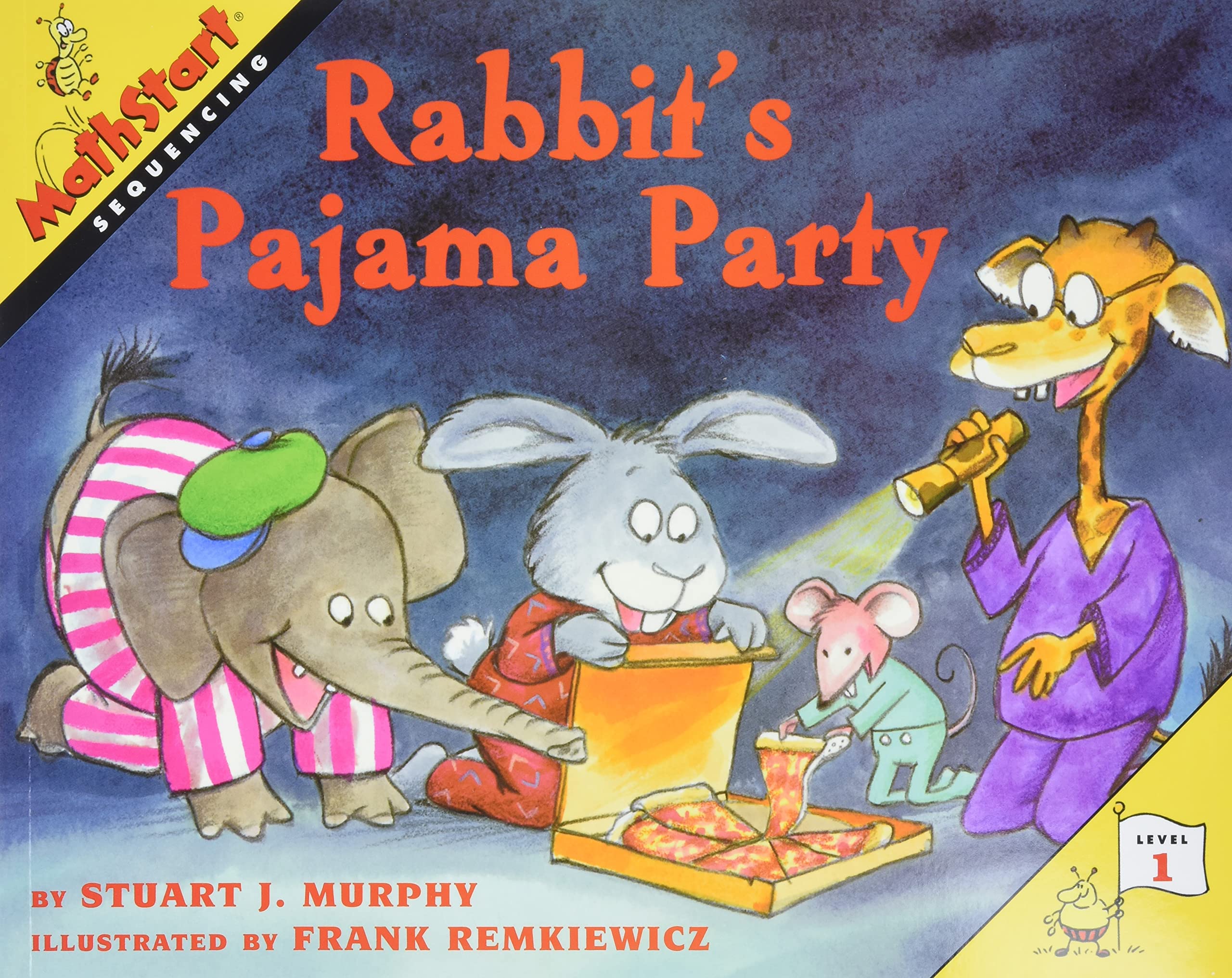Rabbit's Pajama Party: A Fun Math Picture Book About Sequencing for Kids (Ages 4-8) (MathStart 1)