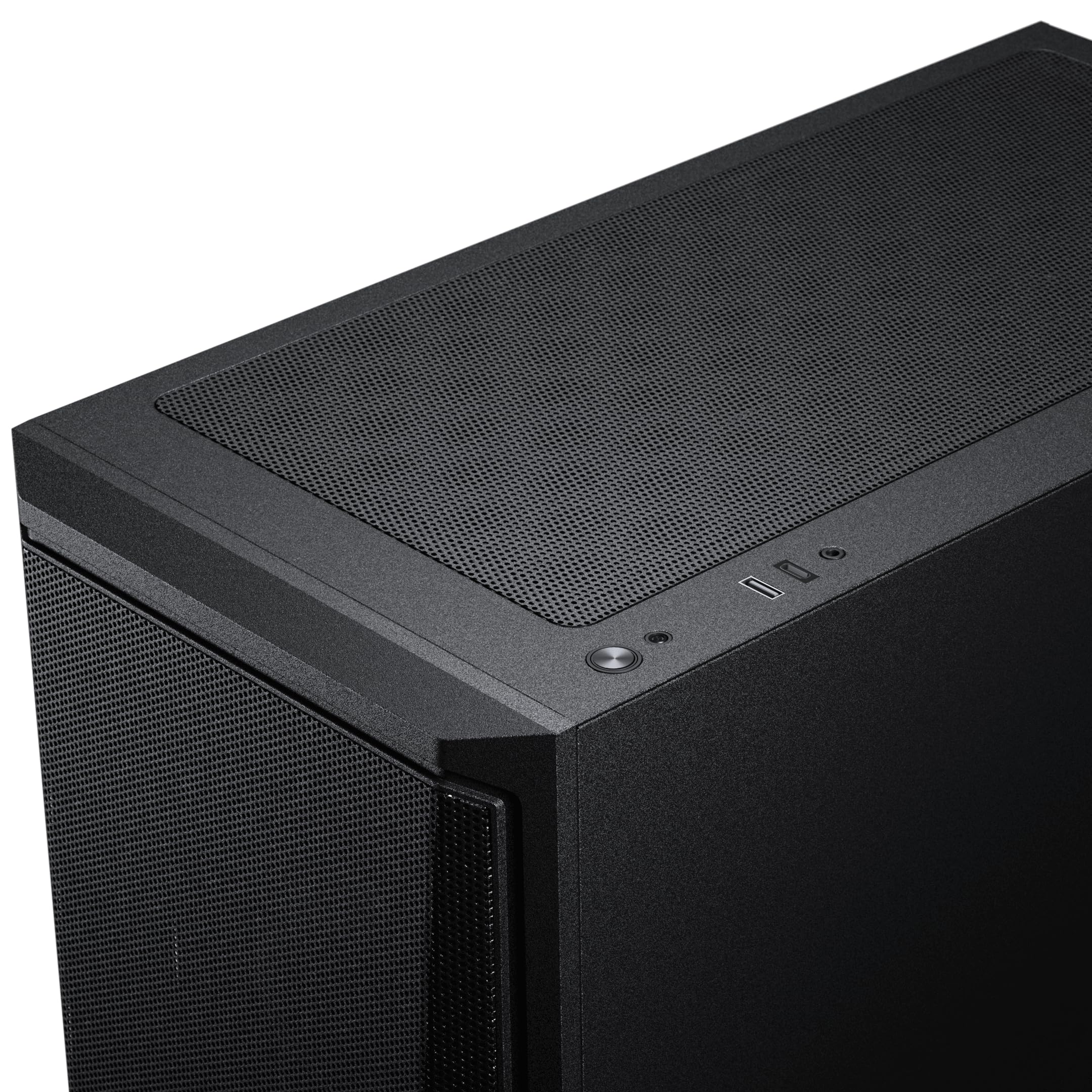 Phanteks Eclipse G370A, Case da Gaming Mid-Tower, Mesh ad Alto Flusso d'Aria, 3 Ventole M25 D-RGB Incluse, Nero