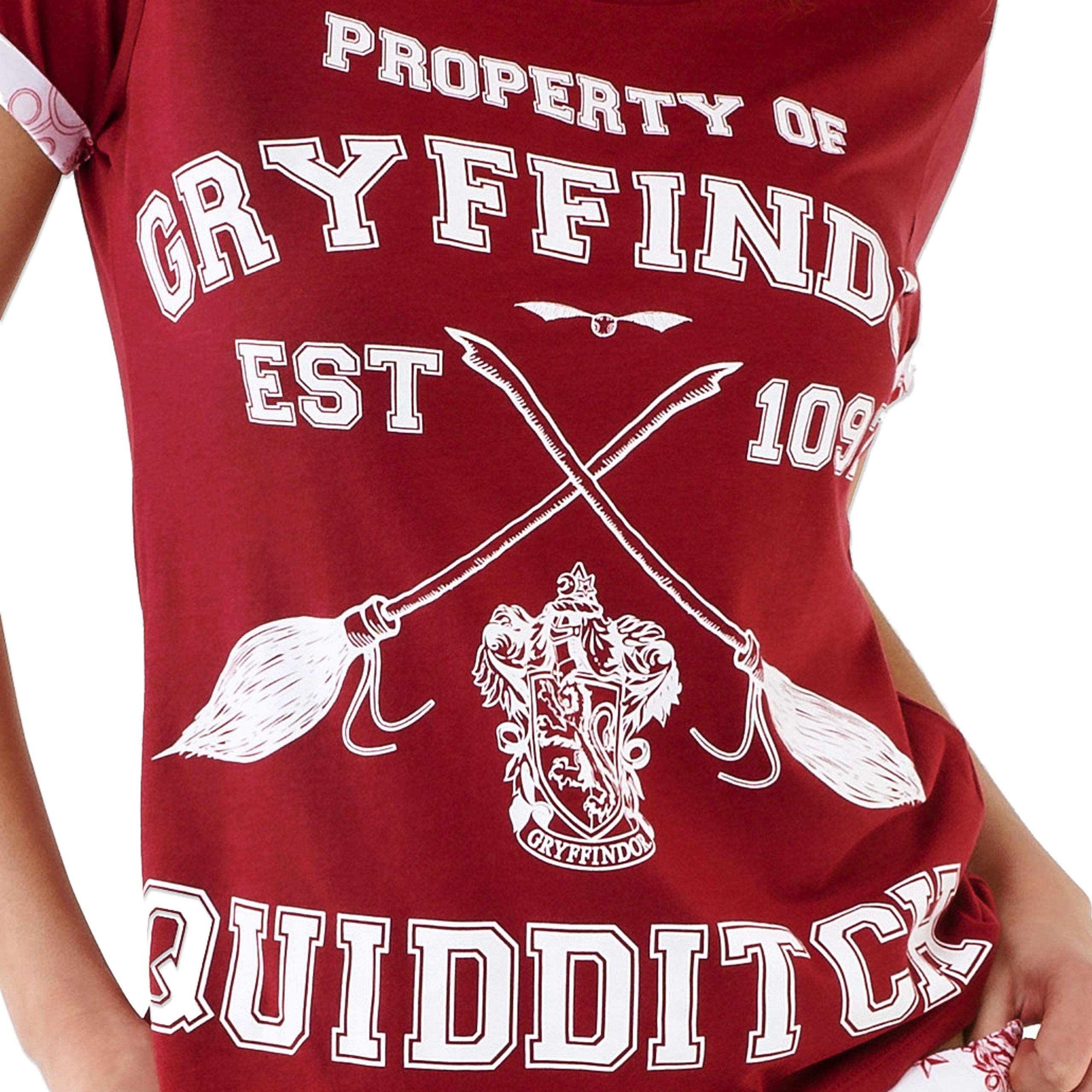 Harry Potter Ensemble De Pyjamas Quidditch Femme