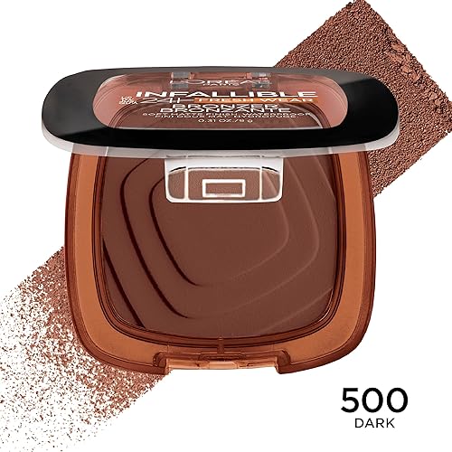 Miniatura 3 de L'Oreal Paris Infallible Fresh Wear - Bronceador suave mate de larga duración hasta 24 horas. Resistente al agua, al calor, a la transferencia, a la