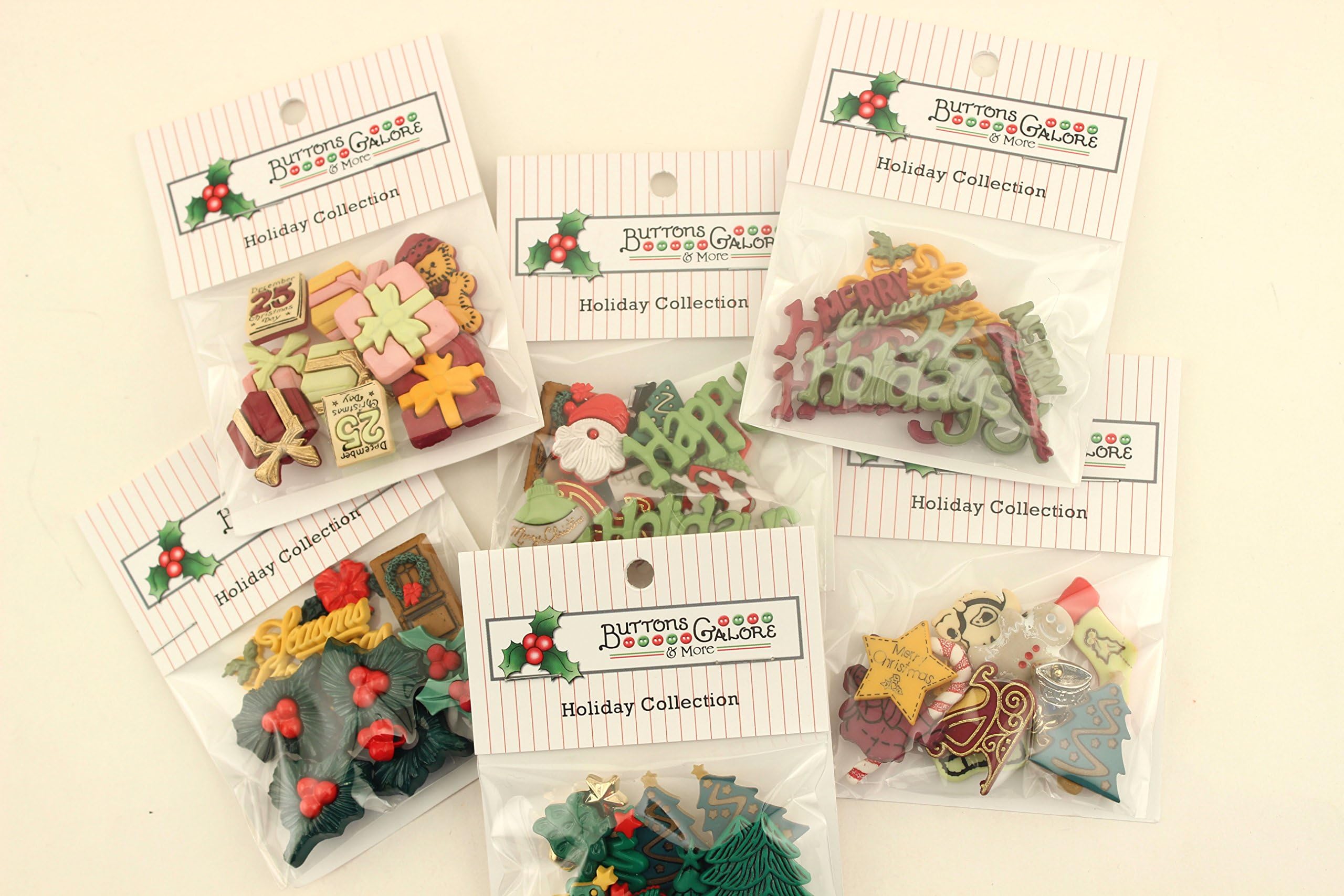 Buttons Galore Christmas Button Packs