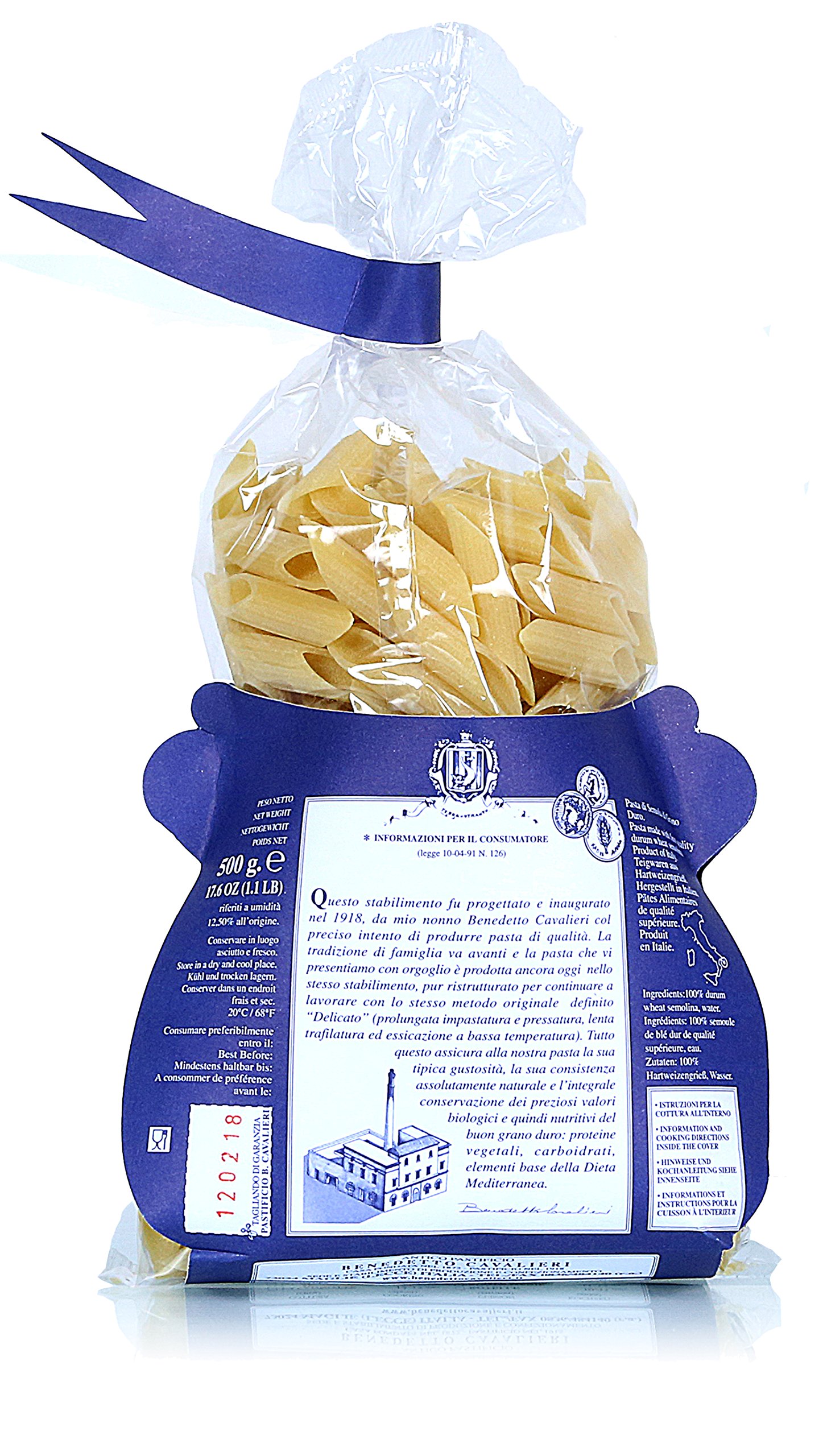 Penne Rigate Pastificio Cavalieri 4 x 500 g