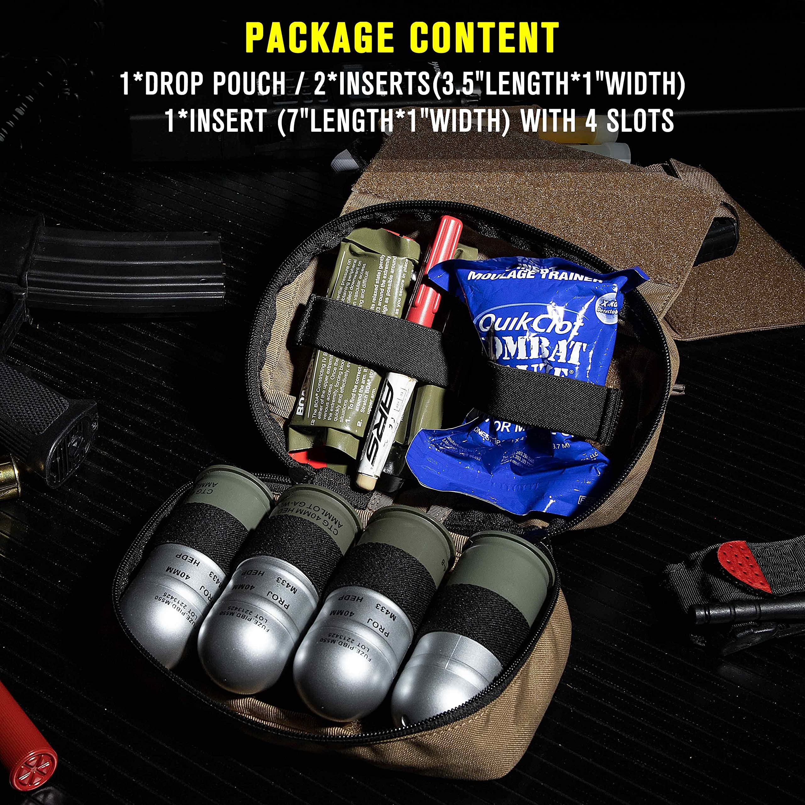 PETAC GEAR Drop Pouch Tactical Dump Pouches Multi Mission Hanger Tool