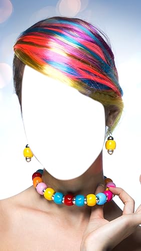 Color Hairstyle Photo Montage
