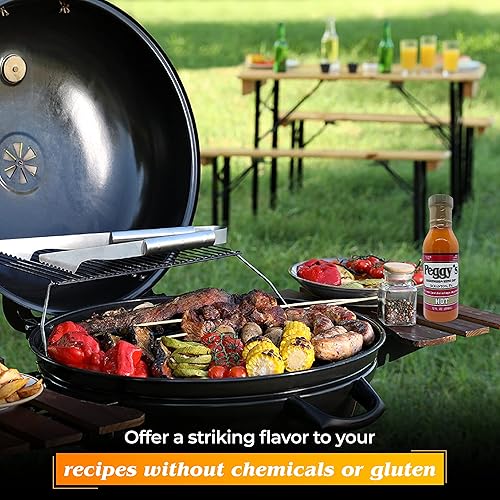 Miniatura 6 de Peggys - Salsa de adobo y alas deliciosa salsa picante perfecta para barbacoas y carnes marinadas sin gluten sin sabores artificiales paquete de 3