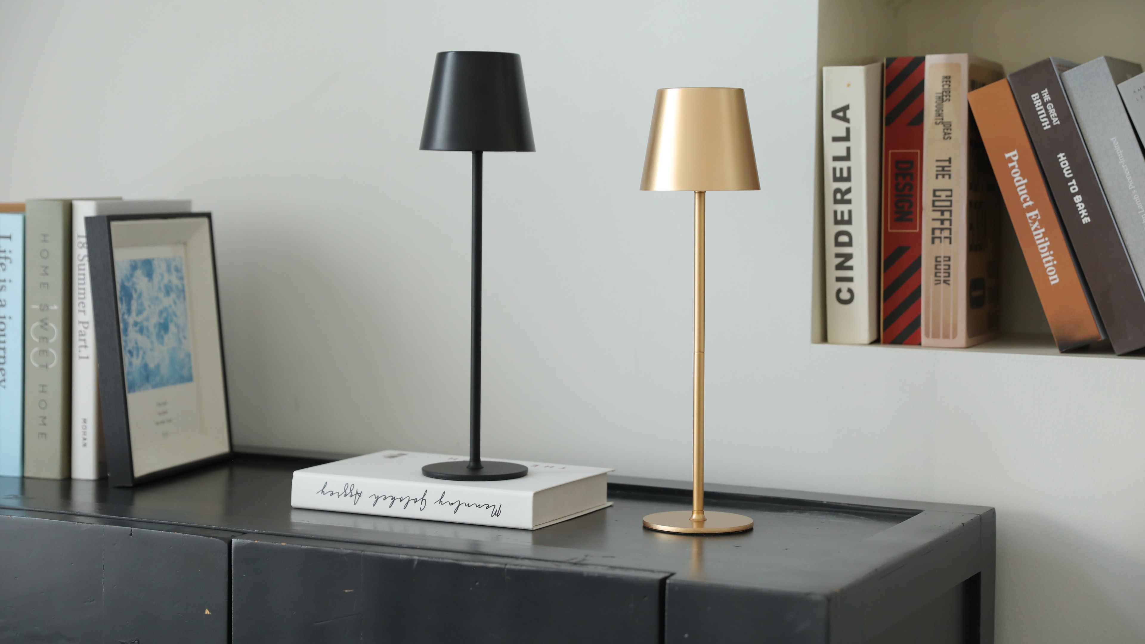 Set Of Cordless Table Lamps, 6000mAh Rechargeable Battery Powered LED  Desk Lamp Touch Dimmable Waterproof Outdoor Wireless Modern Light  Restaurant