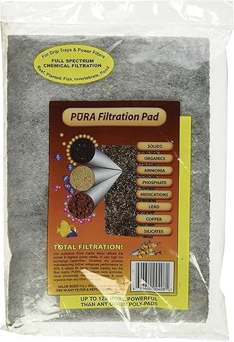 Almohadilla de filtración Pura (Magnavore) Pura - Almohadilla de filtración mecánica de 7,5 x 10,5 pies